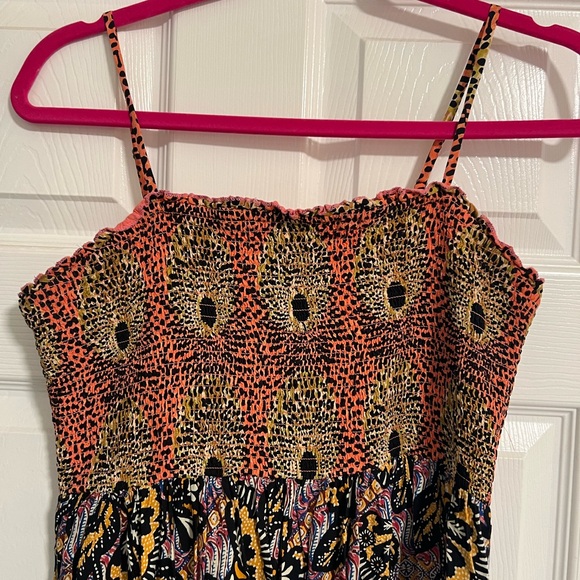 Anthropologie Jamila Smocked Maxi Print Dress ~ Size M - Picture 10 of 12